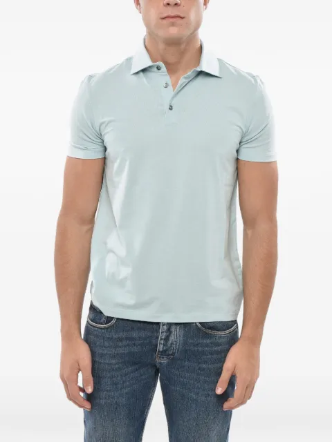 Malo short-sleeve button-down polo shirt