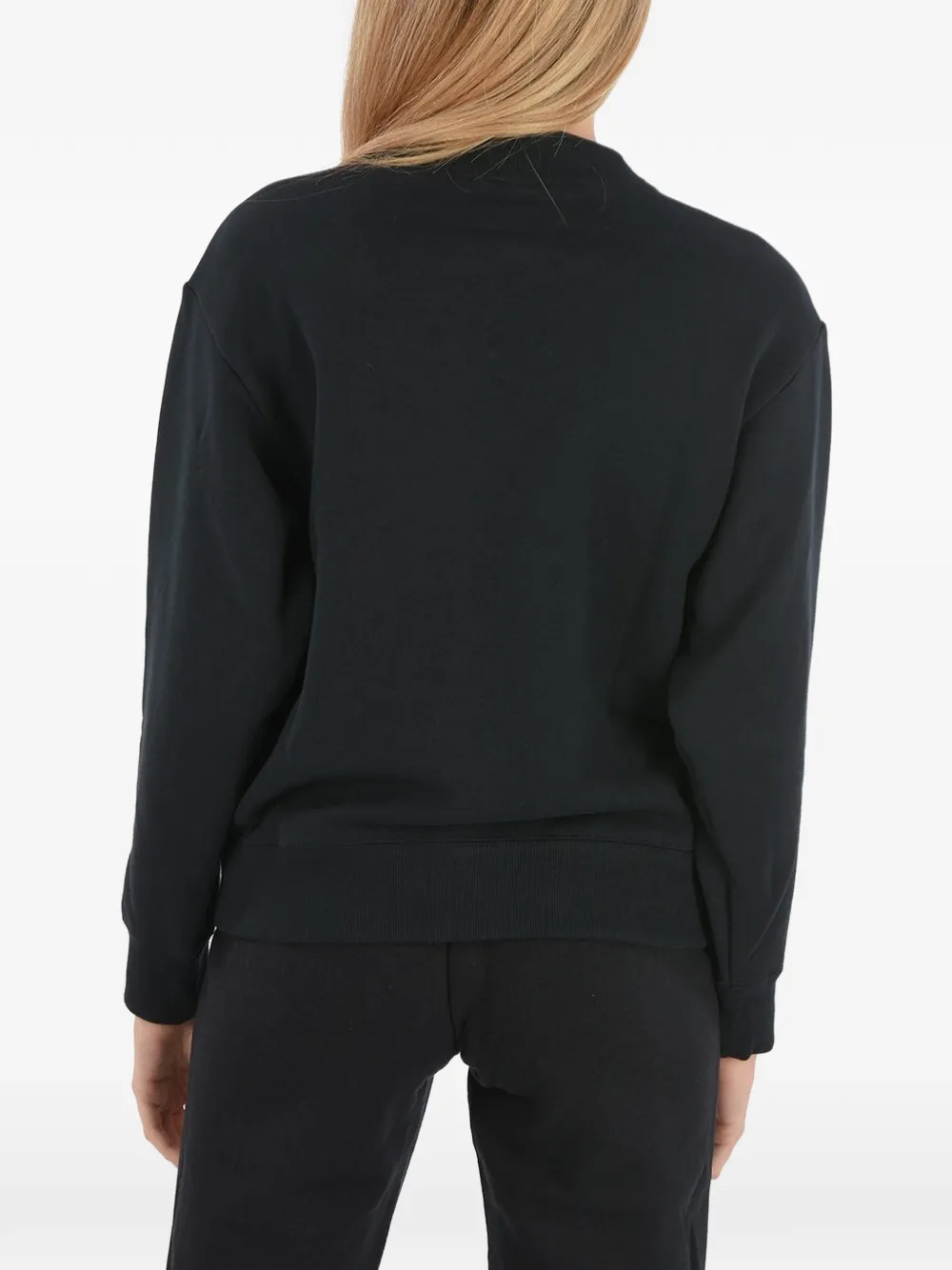 Converse Logo-print Sweatshirt In Black