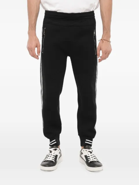 Neil Barrett biker-style side-stripe track pants