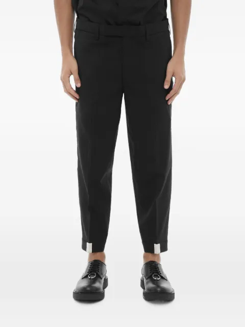 Neil Barrett pantalones slim con diseño plano en el frente