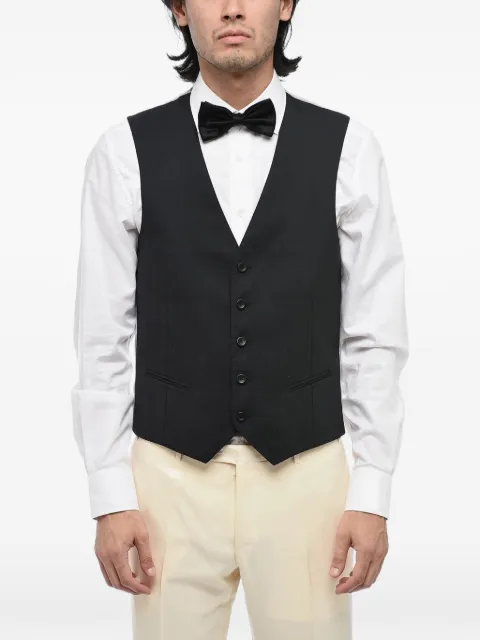 Tonello V-neck single-breasted waistcoat