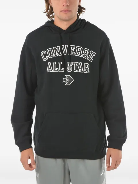 Converse All Star logo-print hoodie