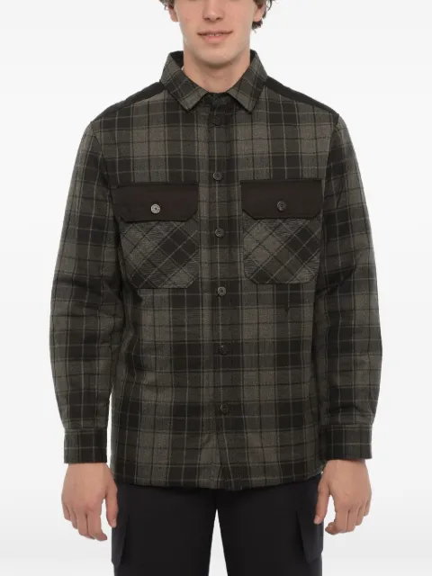 Neil Barrett padded checked shirt jacket