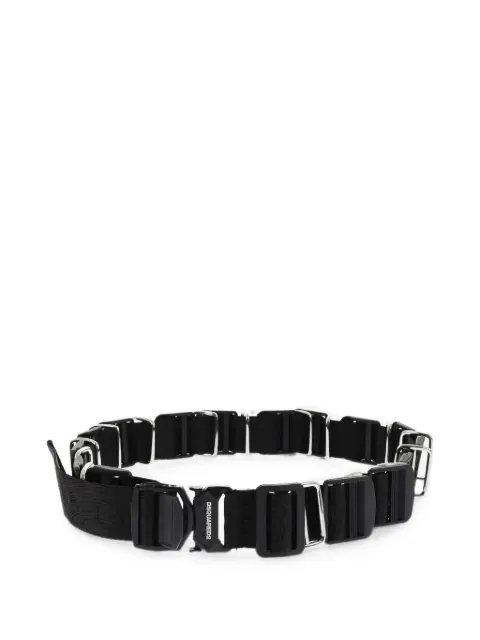 DSQUARED2 logo-print buckle-fastening belt