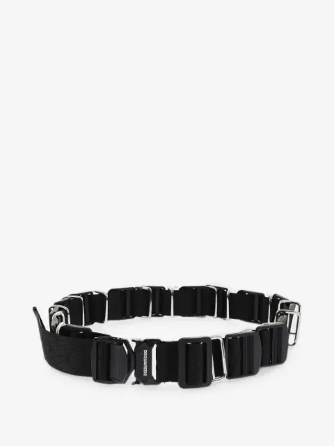 DSQUARED2 logo-print buckle-fastening belt