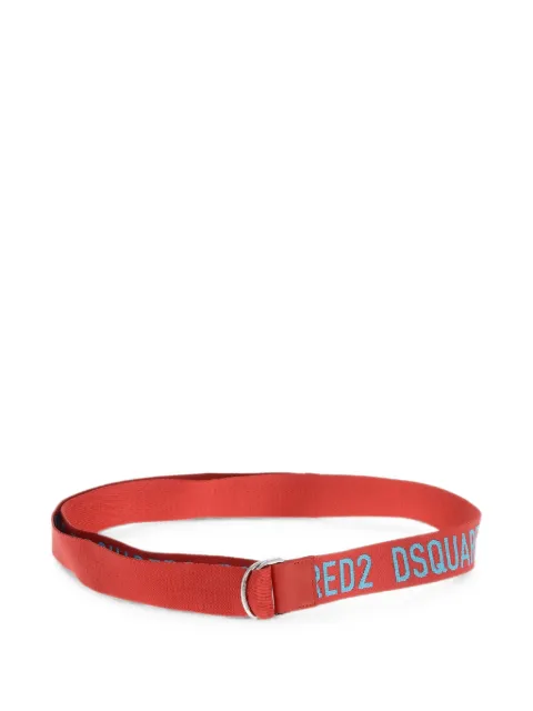 DSQUARED2 logo-jacquard tape belt