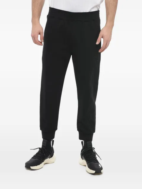 Neil Barrett Jumbled Bolts embroidered track pants