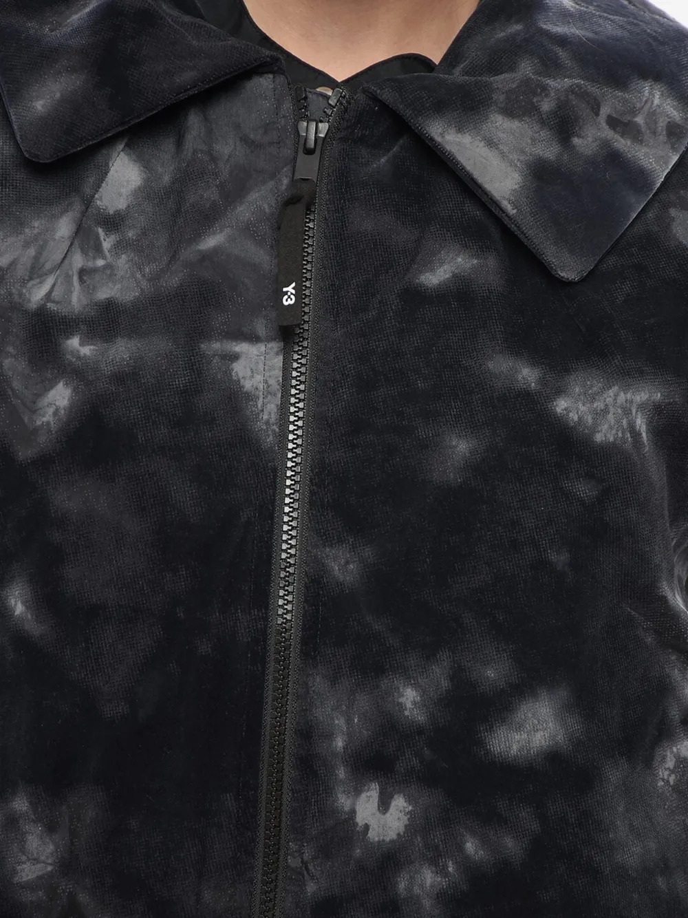 Yohji Yamamoto Jack met rits Zwart