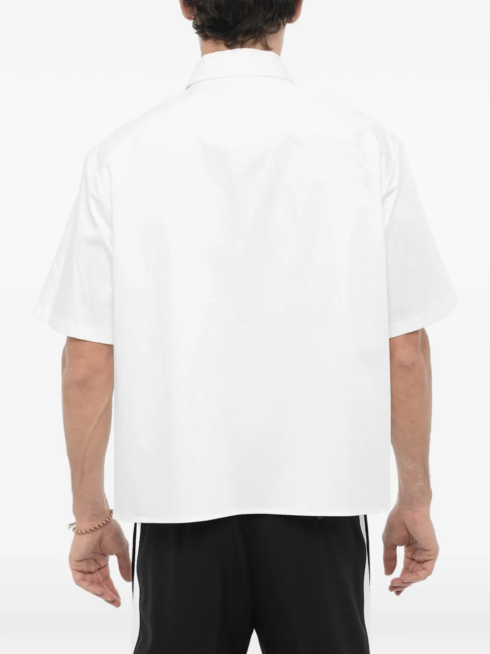 Neil Barrett boxy-fit short-sleeve shirt Wit