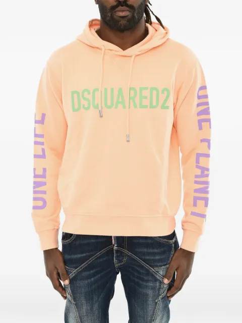 DSQUARED2 One Life Cool logo-print hoodie
