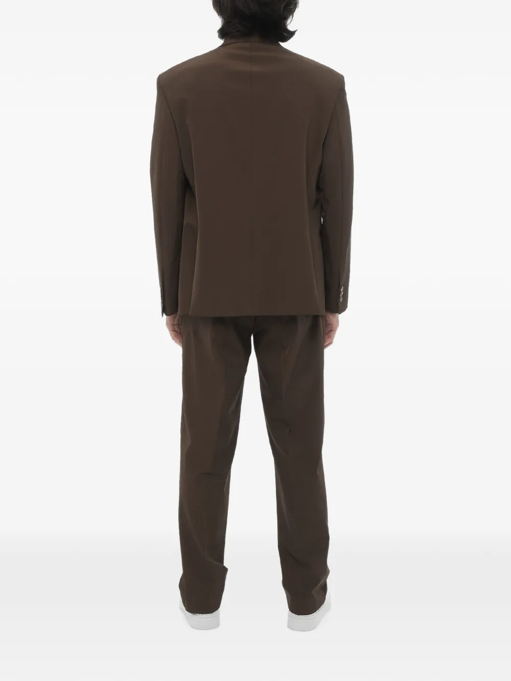 Neil Barrett slim-fit single-breasted suit Bruin