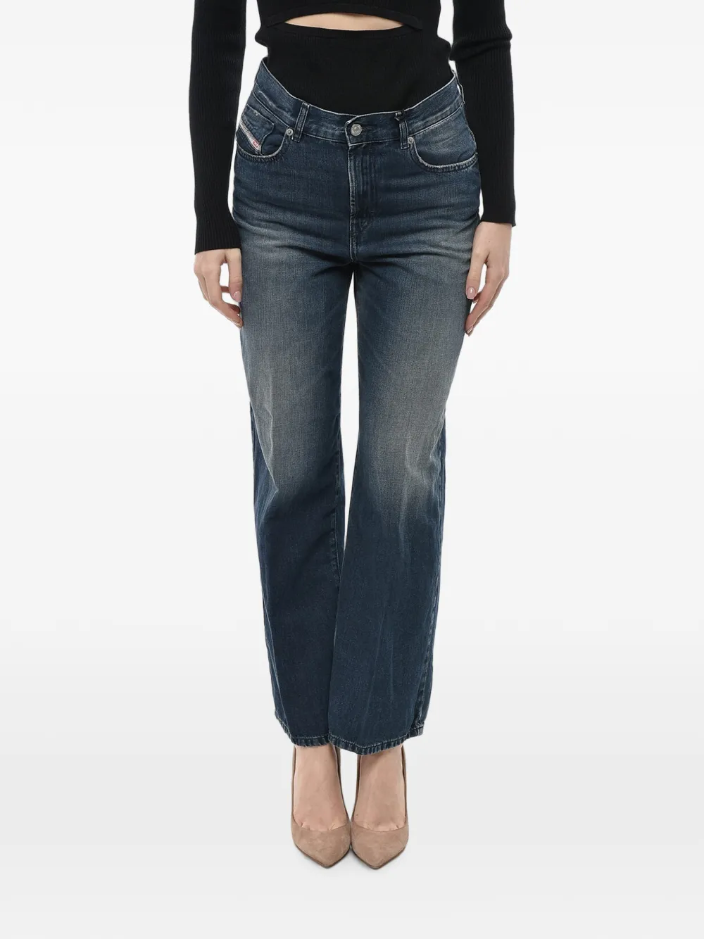 Diesel 2000 Widee-R wide-leg jeans - Blau