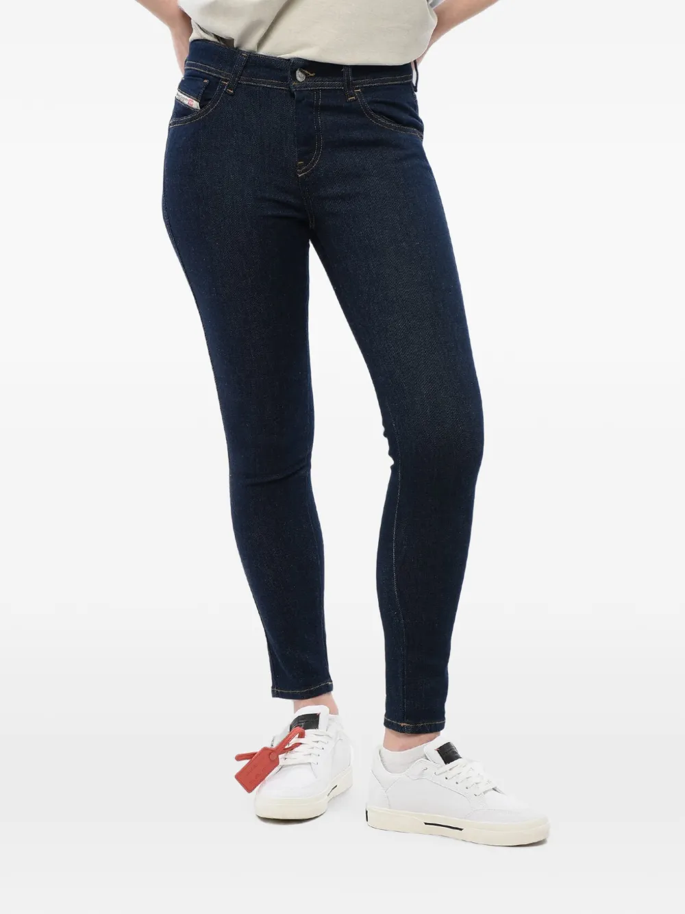 Diesel Slandy super-skinny jeans - Blau