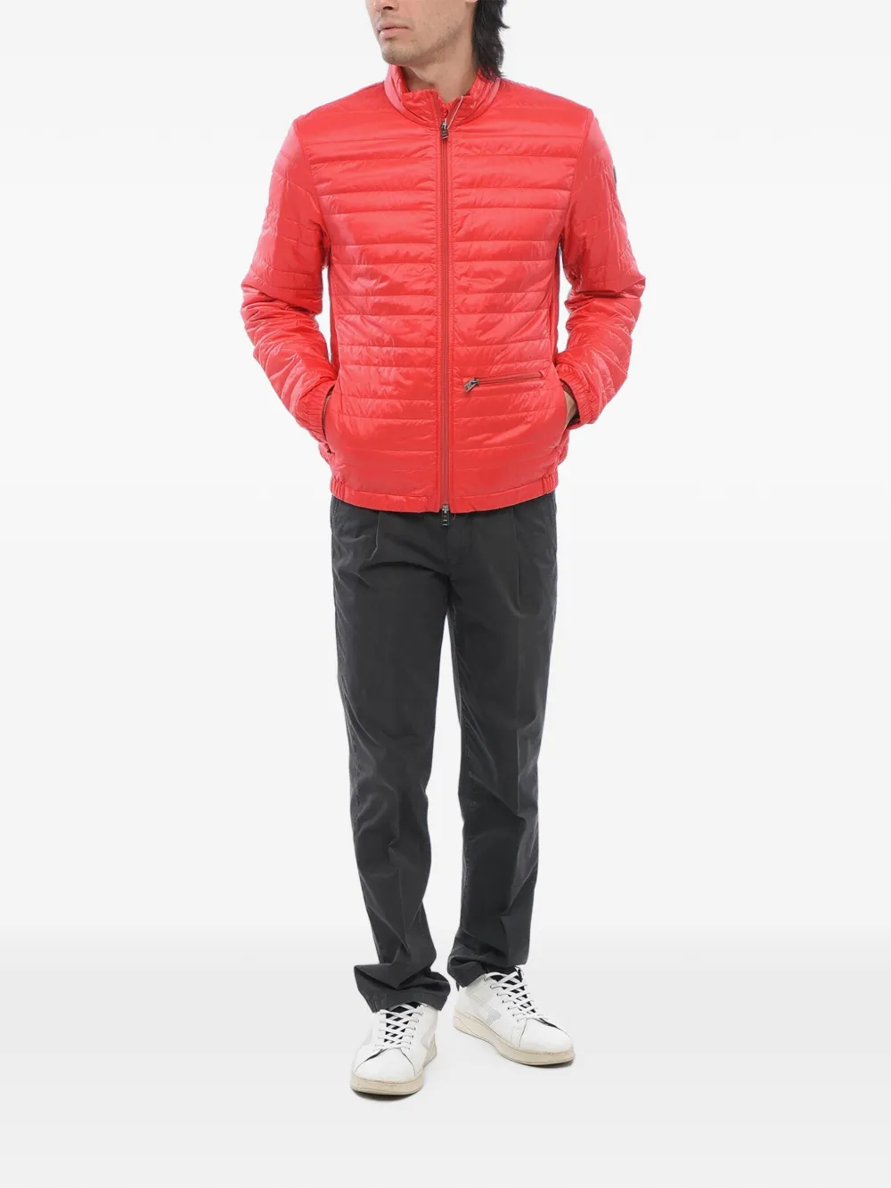 Woolrich Deepsix Quilted Jacket In Red