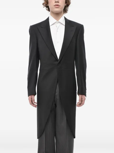 Corneliani single-breasted wool morning coat