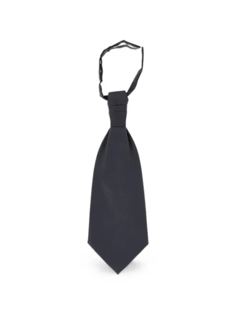 Corneliani patterned wool-blend ascot tie