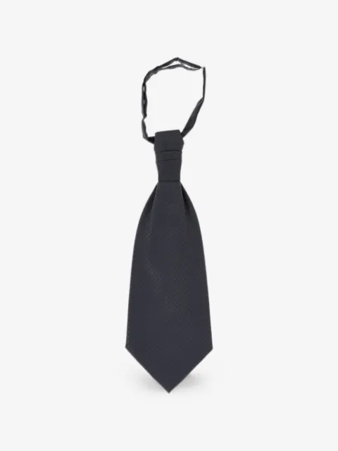 Corneliani patterned wool-blend ascot tie
