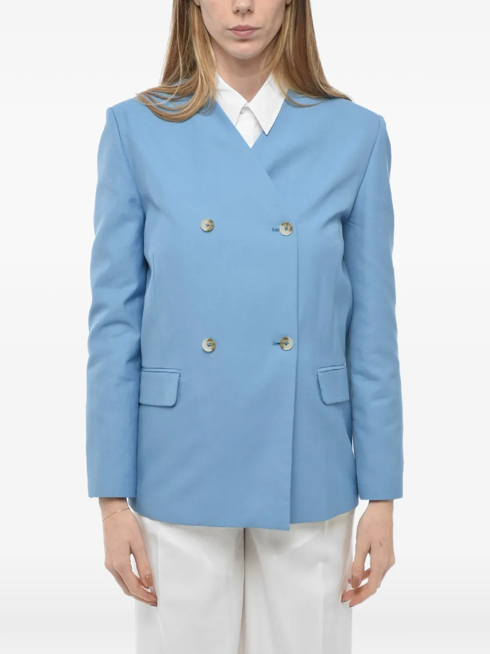 LouLou de Saison double-breasted blazer - Blau