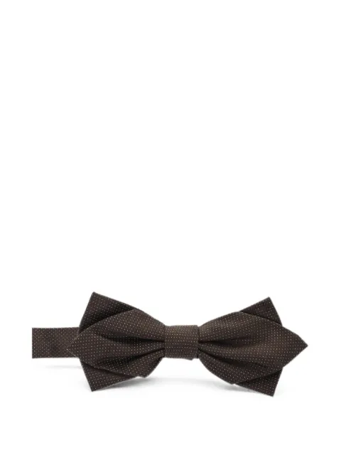 Corneliani polka-dot silk bow tie