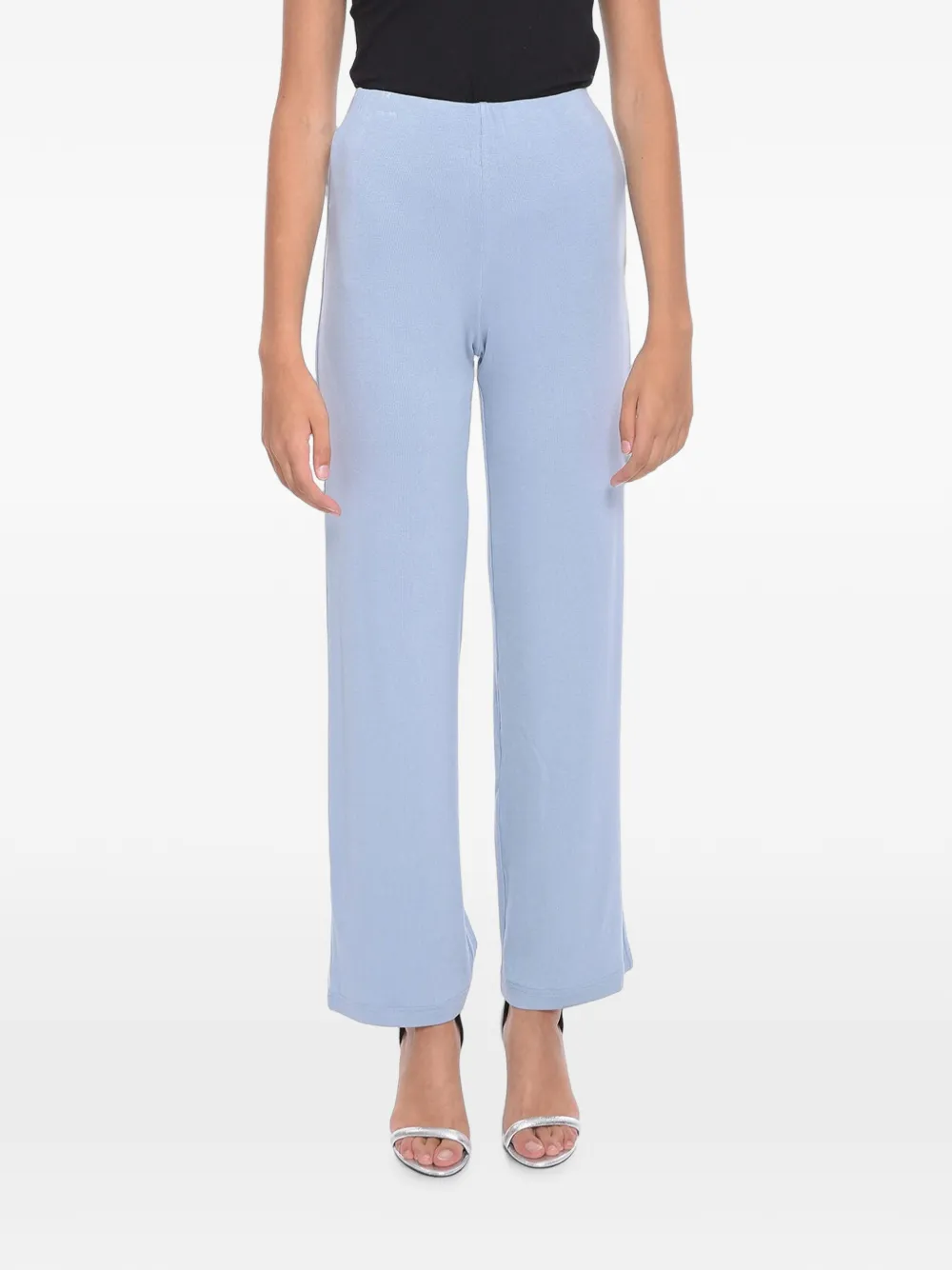 Lama Jouni ribbed palazzo pants - Blue