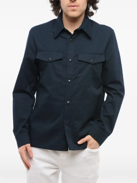 Department 5 four-pocket twill overshirt