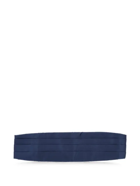 Corneliani pleated silk cummerbund