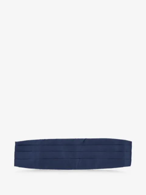 Corneliani pleated silk cummerbund
