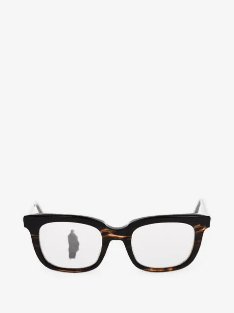 OAMC Arc tortoiseshell-effect square-frame glasses