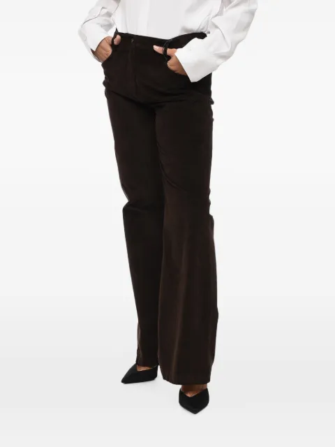 True Royal corduroy belt-loops trousers