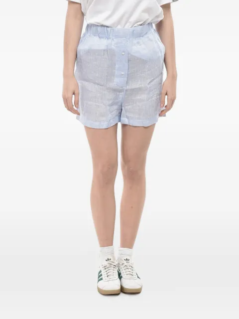 Finamore 1925 Napoli elasticated-waist linen shorts