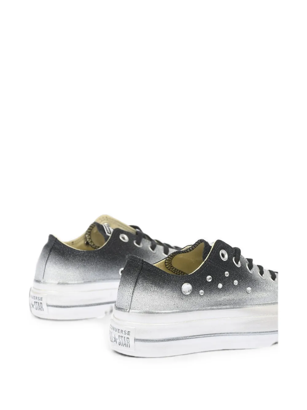 Converse glitter-effect sneakers Zilver