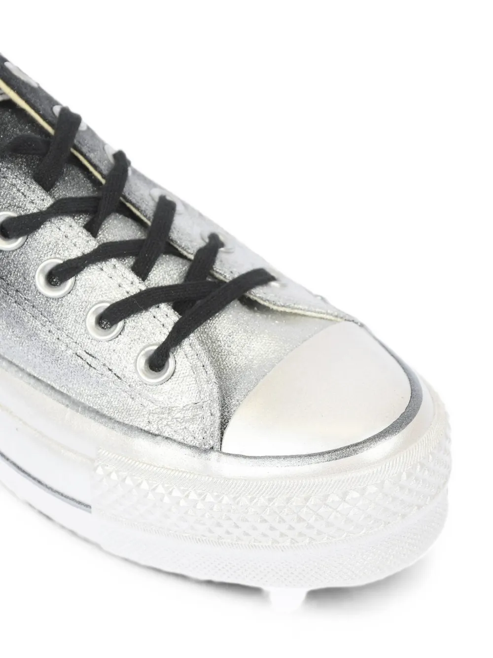 Converse glitter-effect sneakers Zilver