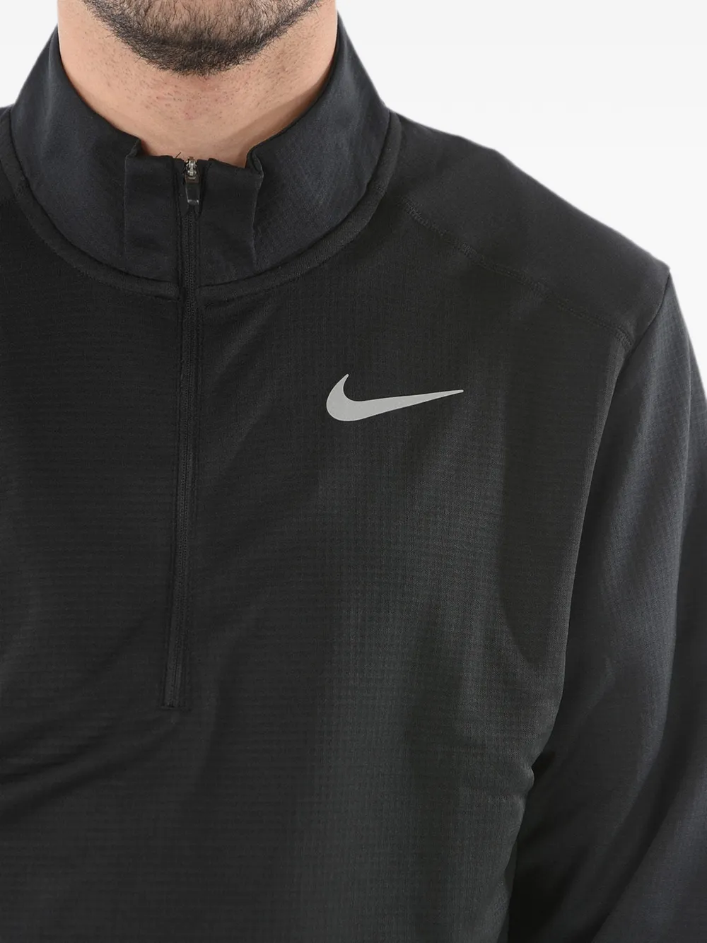 Nike Dri-Fit half-zip sweatshirt Zwart