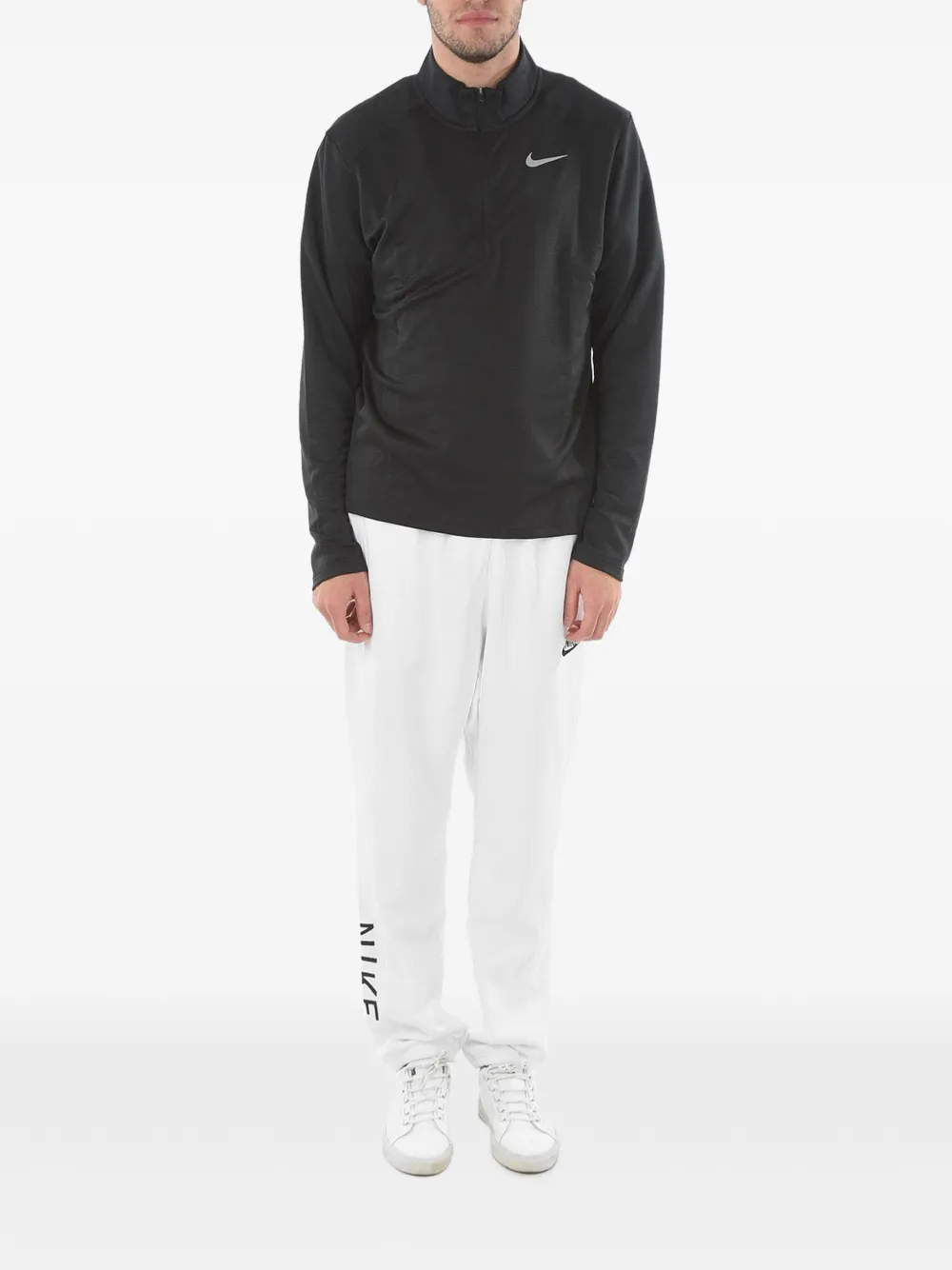 Nike Dri-Fit half-zip sweatshirt Zwart