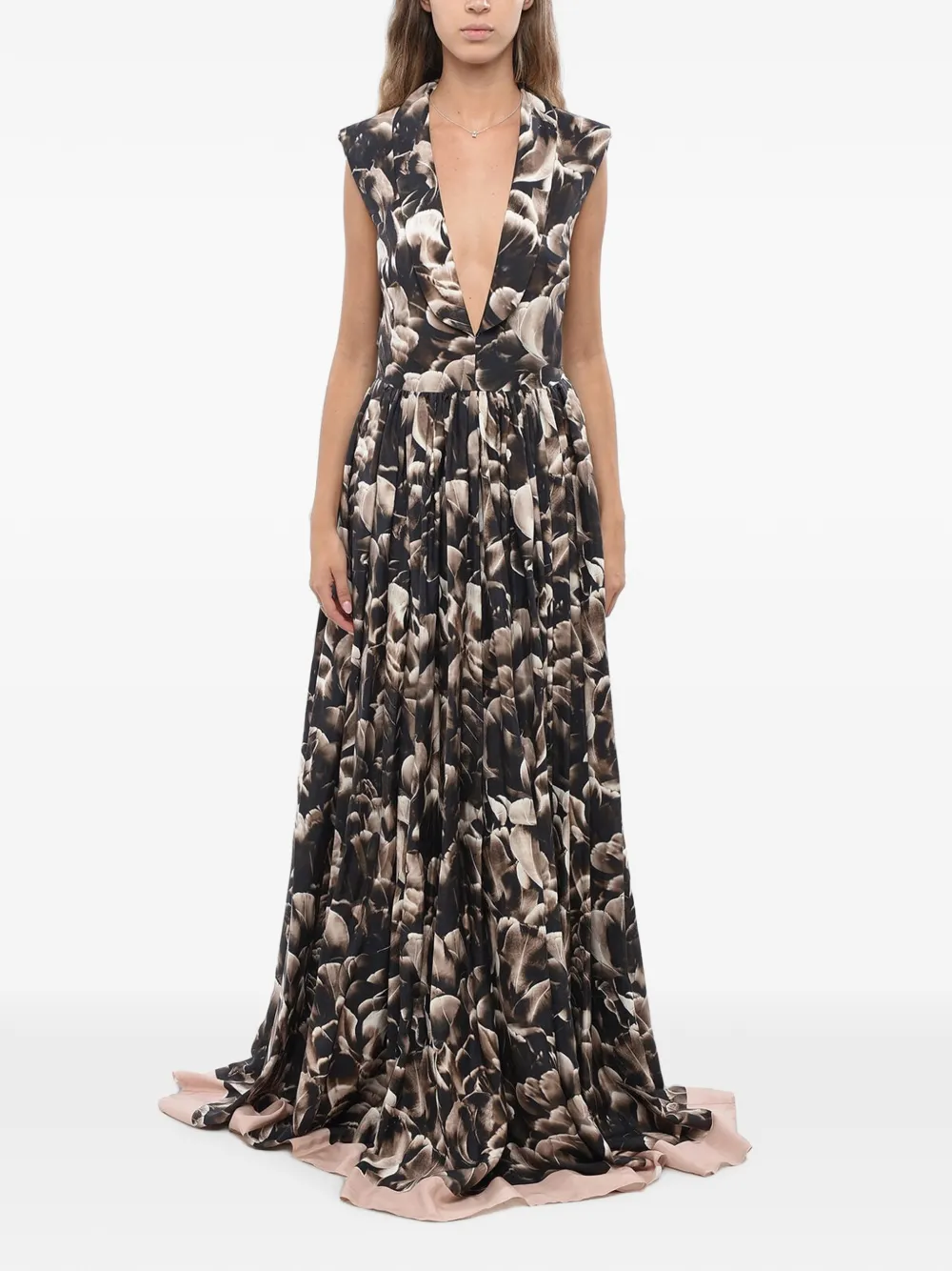COGO printed sleeveless dress