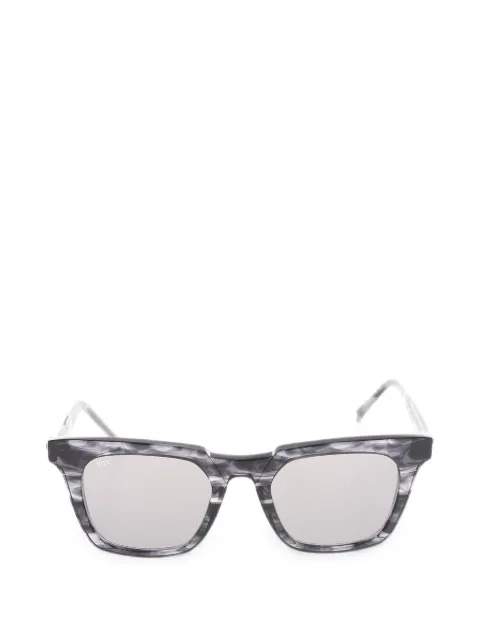 OAMC marble-effect square-frame sunglasses