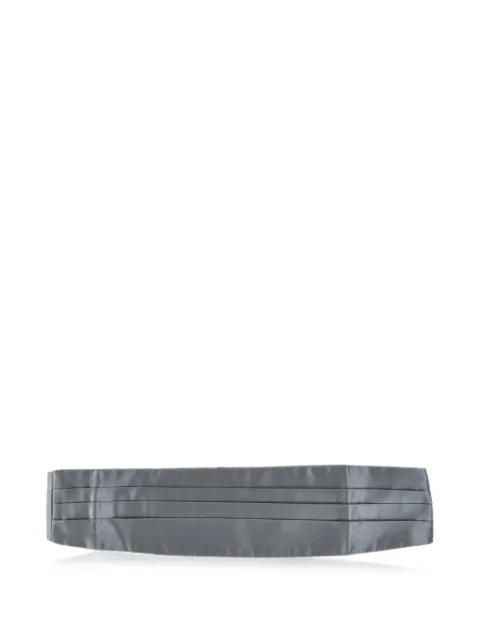 Corneliani pleated satin cummerbund