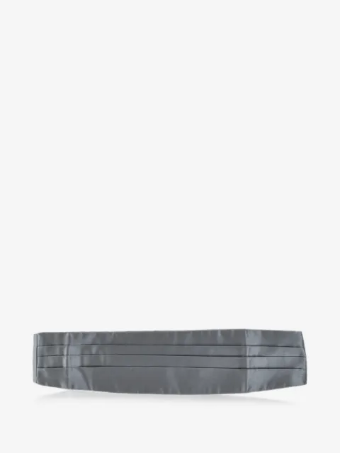 Corneliani pleated satin cummerbund