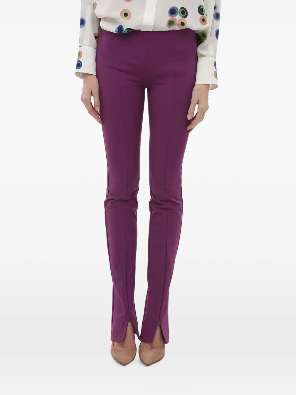 Sportmax Torre bootcut trousers - Violett