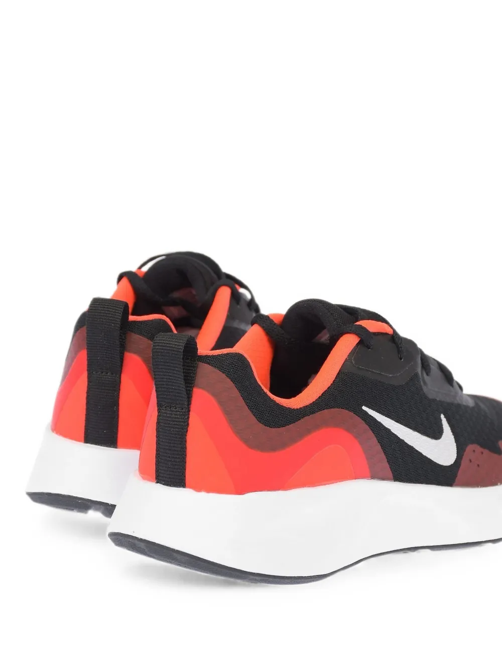 Nike logo-print sneakers Zwart