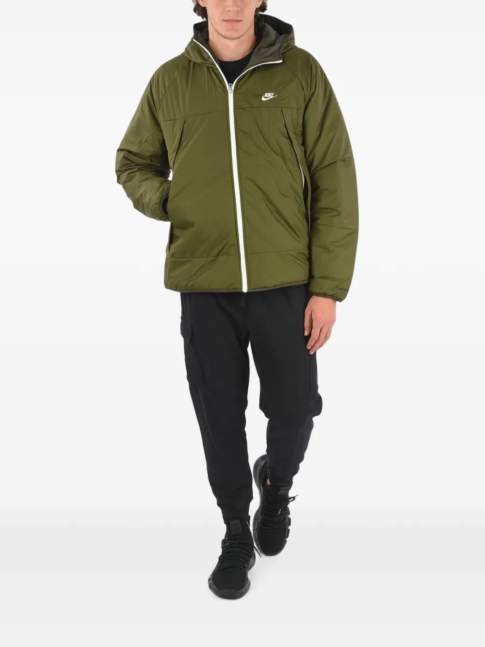 Nike Omkeerbaar jack met capuchon Groen