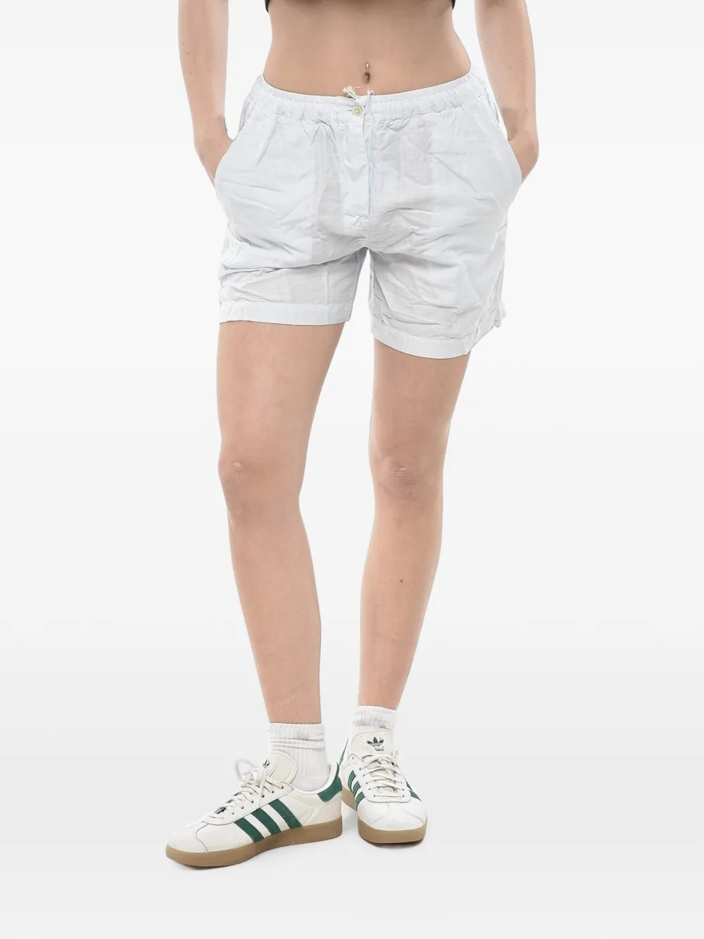 Finamore 1925 Napoli drawstring-waist shorts - Blue