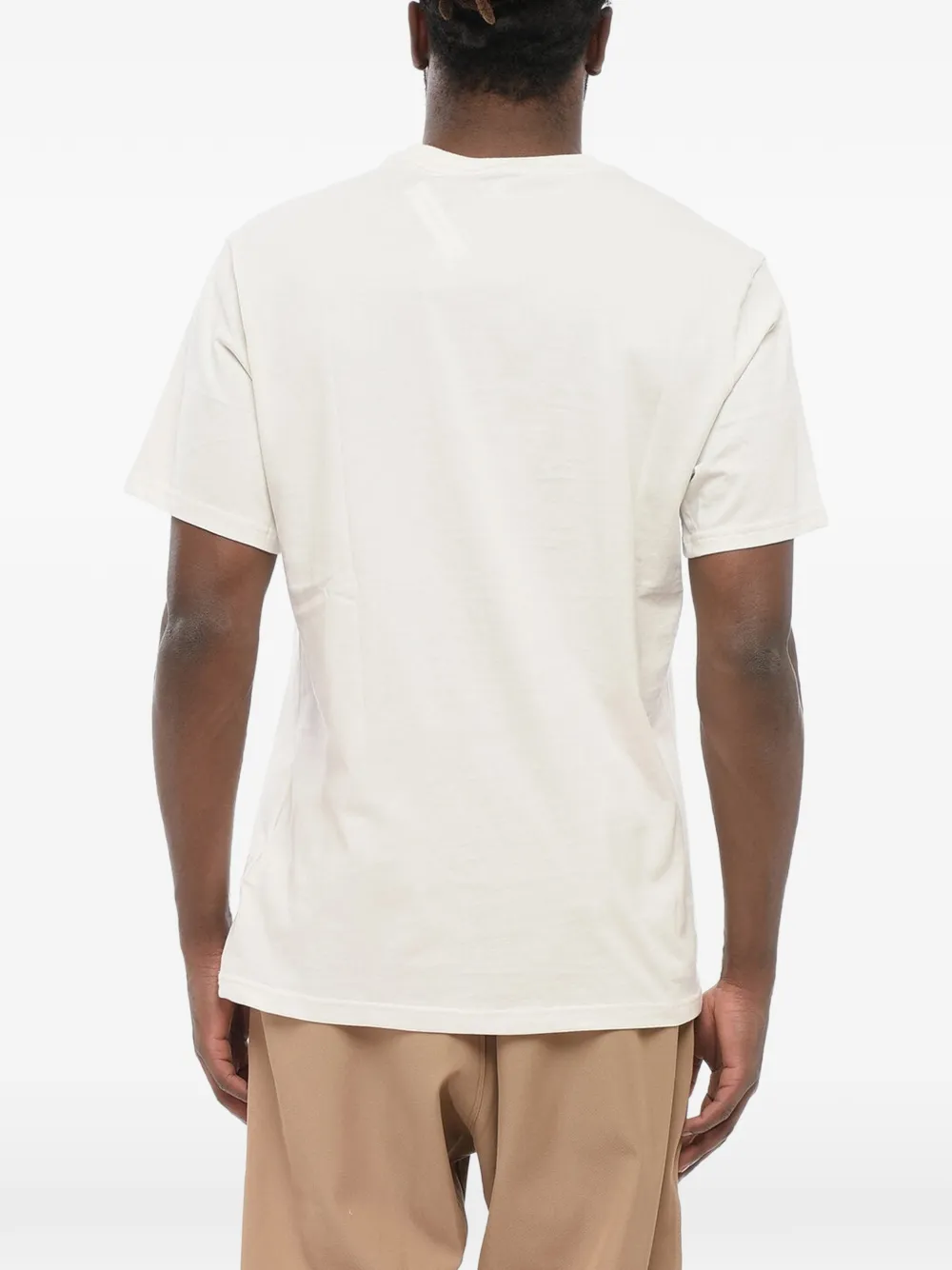 Converse logo-print T-shirt Wit