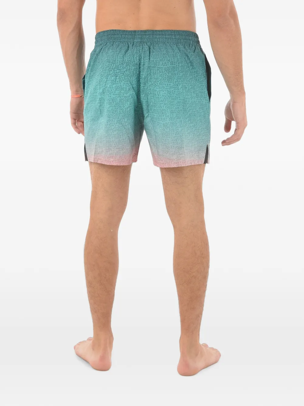 Nike JDI Fade logo-print drawstring swim shorts Groen