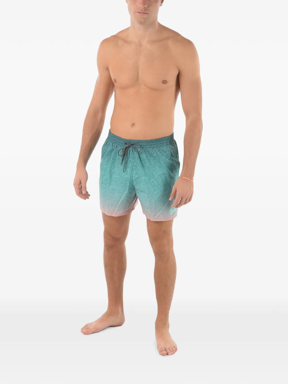 Nike JDI Fade logo-print drawstring swim shorts Groen