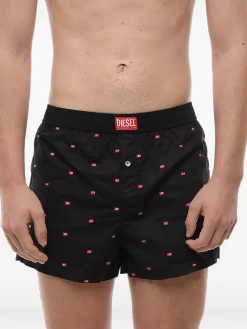 Diesel monogram-embroidered boxers