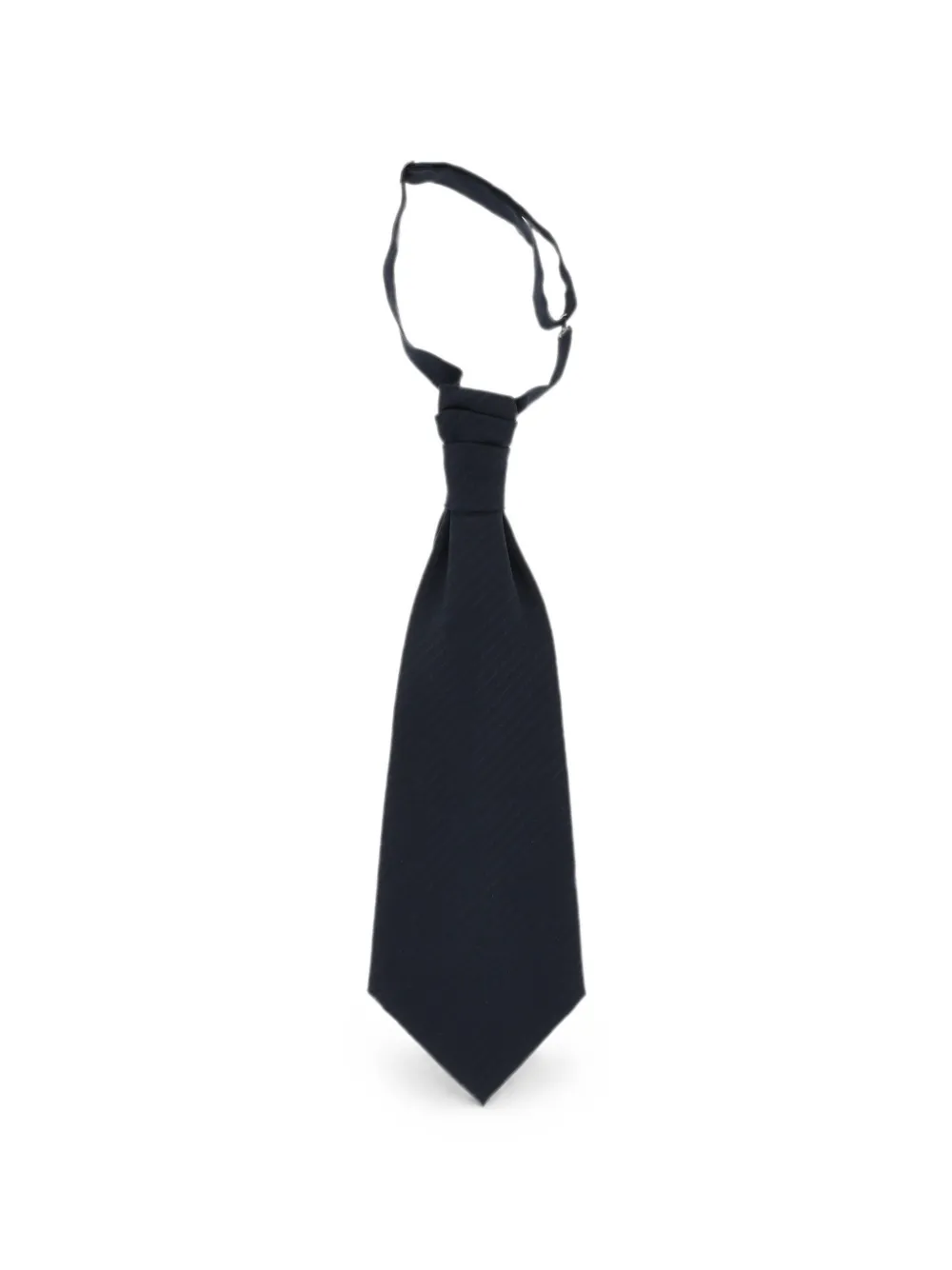 Corneliani Striped Ascot Tie In Blue