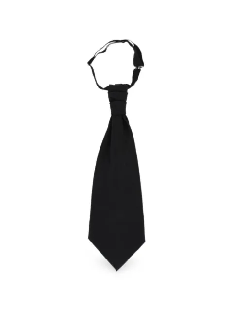 Corneliani black ascot tie