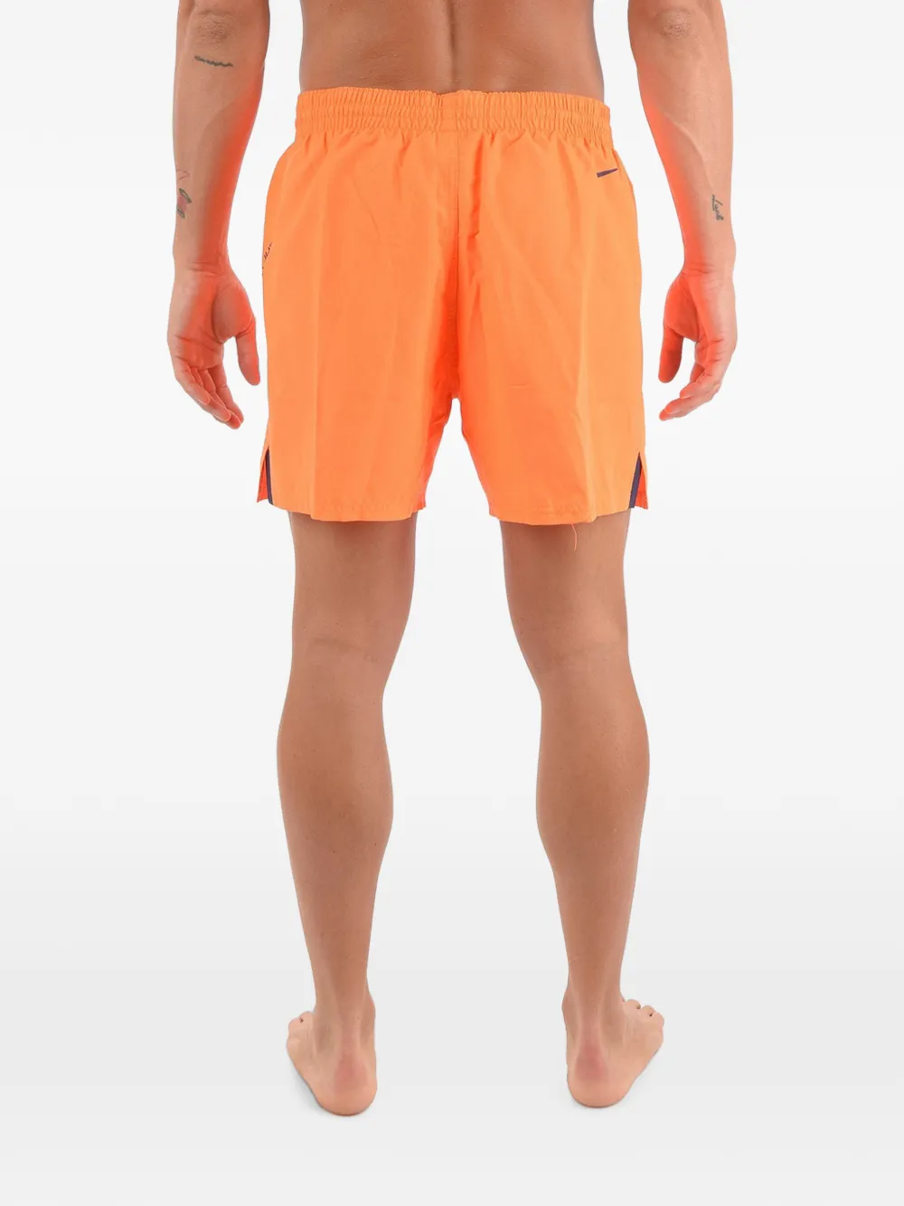 Nike logo-print drawstring swim shorts Oranje