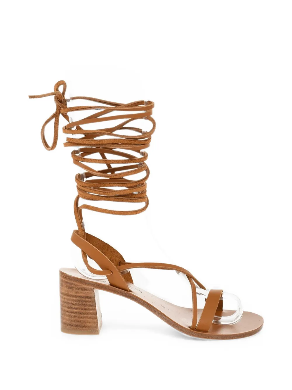 K. Jacques Saint Tropez lace-up sandals Bruin